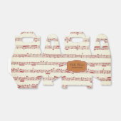 音楽の作成結婚式の引き出物ボックス フェイバーボックス (折り畳みなし)