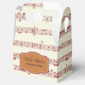 音楽の作成結婚式の引き出物ボックス フェイバーボックス (オープン)