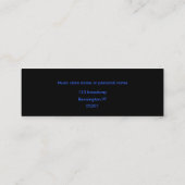 音楽の先生か指示 スキニー名刺 (裏面)