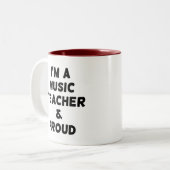 音楽の先生です & プライド Two-Tone コーヒーマグ ツートーンマグカップ (正面左)