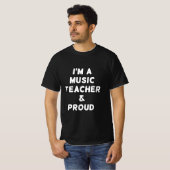 音楽の先生です!&誇りを持って Tシャツ (正面フル)