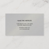 音楽の先生のギターのピアノキーボードのミュージシャン 名刺 (裏面)