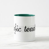 音楽の先生のマグ マグカップ (中央)