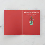 音楽の先生の休日カード シーズンカード (内部)