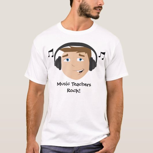 音楽の先生の石! Tシャツ (正面)
