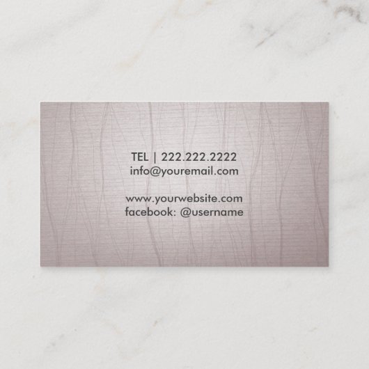 音楽の先生の金ゴールドのクレフ、音符記号のロゴのヴィンテージのミュージカル 名刺 (裏面)