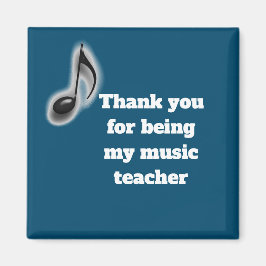 音楽の先生への感謝 Thank You For Being My Music Teacher マグネット