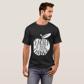 音楽の先生学校クール先生Apprec Tシャツ (正面フル)