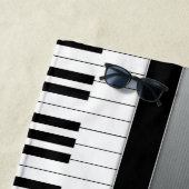 音楽の先生|のユニークな銀 ビーチタオル (インサイチュ)