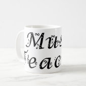 音楽の先生 コーヒーマグカップ (正面左)