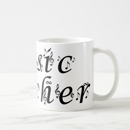 音楽の先生 コーヒーマグカップ (右)