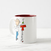 音楽の先生 ツートーンマグカップ (正面左)