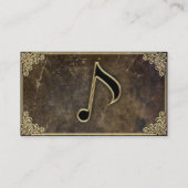 音楽の先生-名刺 名刺 (裏面)