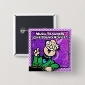 音楽の先生 缶バッジ (正面&裏面)