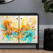 音楽の切り離しの色