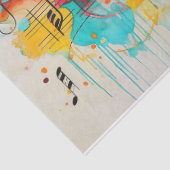 音楽の切り離しの色 薄葉紙 (詳細)