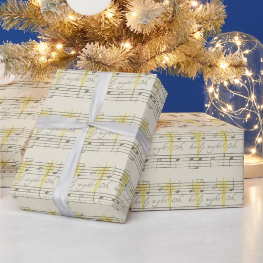 音楽の包装紙 ラッピングペーパー (クリスマス)