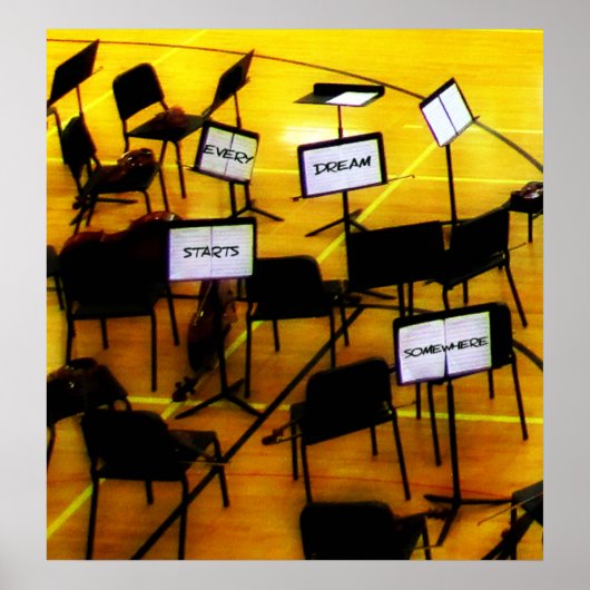 音楽の夢ここから ポスター (正面)