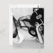 音楽の女性 ポストカード (正面/裏面)