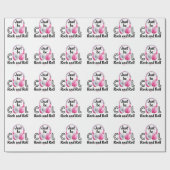 音楽の好きカッコいいはBe Rock and Roll ラッピングペーパー (フラット)