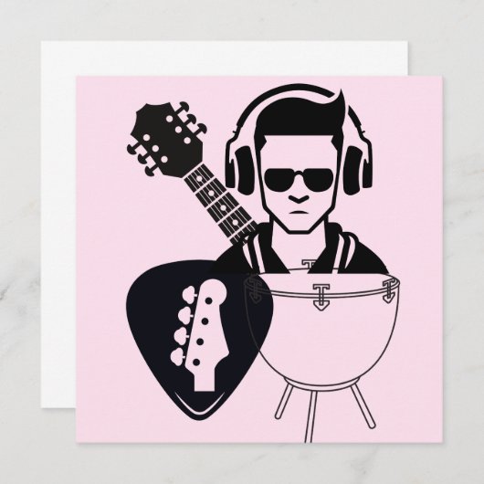 音楽の宝庫 招待状 (正面/裏面)