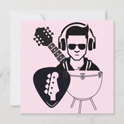 音楽の宝庫 招待状 (正面)