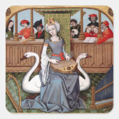 音楽の寓話 スクエアシール (正面)