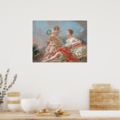 音楽の寓話 – フランソワブチャーファインアート ポスター (キッチン)