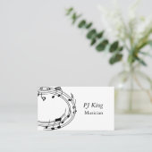 音楽の専門家 名刺 (スタンド正面)