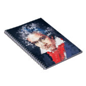 音楽の巨人：ベートーヴェンノートブック（ローポリ） ノートブック (右側)