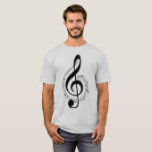 音楽の引用 Tシャツ (正面フル)
