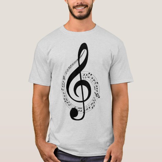 音楽の引用 Tシャツ (正面)