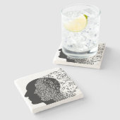 音楽の心 ストーンコースター (横)