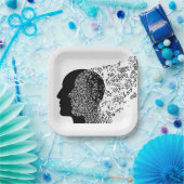 音楽の心 ペーパープレート (パーティー)