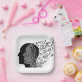 音楽の心 ペーパープレート (パーティー)