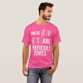 音楽の恋人バンドや胸が難しい時期 Tシャツ (正面フル)