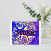 音楽の愛のために！ ポストカード (スタンド正面)