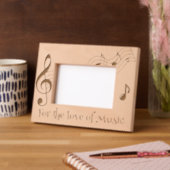 音楽の愛のための彫刻フレーム レーザー彫刻フレーム (左)