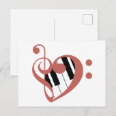 音楽の愛 ポストカード (正面/裏面)