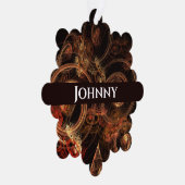 音楽の抽象芸術芸術 オーナメントカード (右)