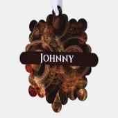 音楽の抽象芸術芸術 オーナメントカード (左)