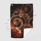 音楽の抽象芸術芸術 ゴルフタオル (インサイチュ)