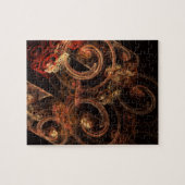 音楽の抽象芸術芸術 ジグソーパズル (横)