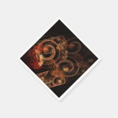 音楽の抽象芸術芸術 スタンダードカクテルナプキン (角)