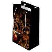 音楽の抽象芸術芸術 スモールペーパーバッグ (裏面アングル)