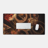 音楽の抽象芸術芸術 デスクマット (キーボード&マウス)