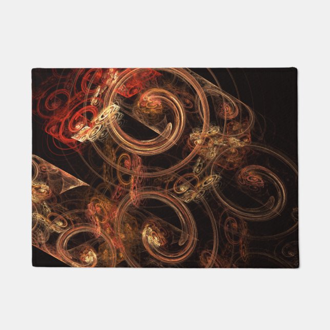 音楽の抽象芸術芸術 ドアマット (正面)