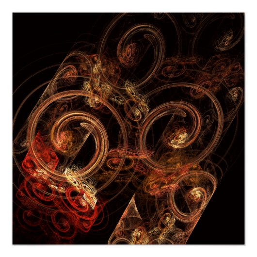 音楽の抽象芸術芸術 ポスター (正面)