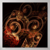 音楽の抽象芸術芸術 ポスター (正面)