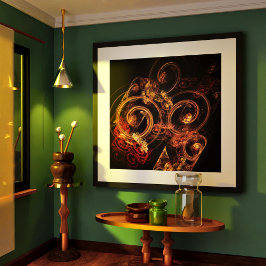 音楽の抽象芸術芸術 ポスター